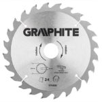 Graphite Cirkelzaagblad – 190x30mm (24 tanden)
