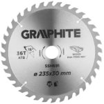 Graphite Cirkelzaagblad – 235x30mm (36 tanden)
