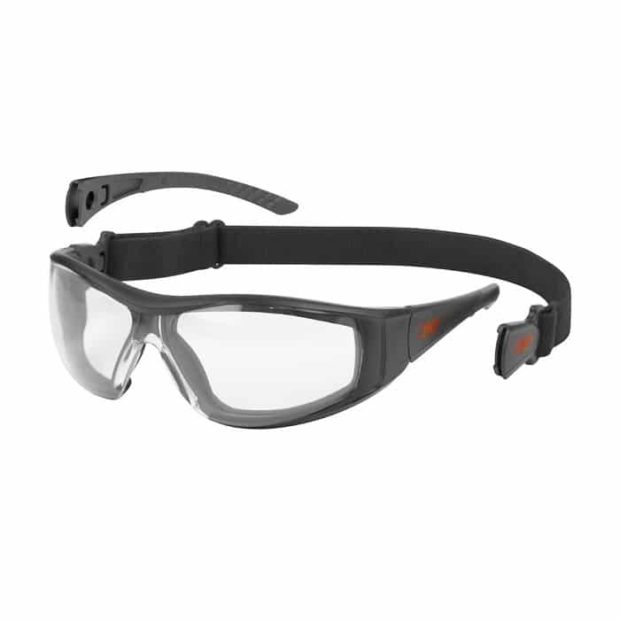 JSP Stealth Hybrid veiligheidsbril met elastiek of zijarm
