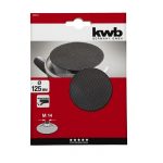 KWB steunschijf met klittenband 125mm (2)