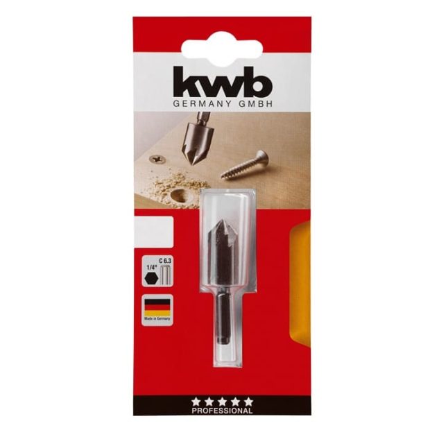 KWB verzinkboor zeskantaansluiting WS – 10mm