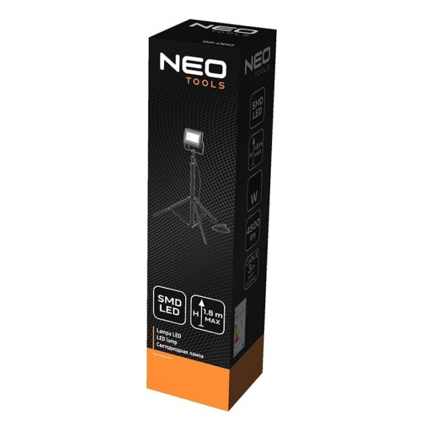 Neo-Tools Bouwlamp op statief LED – 2700 LM 30W