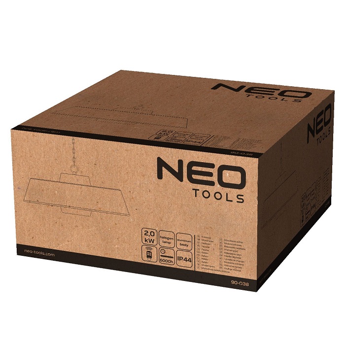 Neo-Tools Infrarood Terrasverwarmer (heater) hanglamp model 2000w