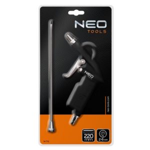 Neo-Tools Luchtpistool extra lang mondstuk (12 bar)