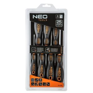 Neo-Tools Pro – Schroevendraaierset SL en PH in houder (7-delig)