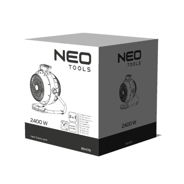 Neo-Tools Verwarming en Ventilator 2-in-1 (handmatig) 2400w