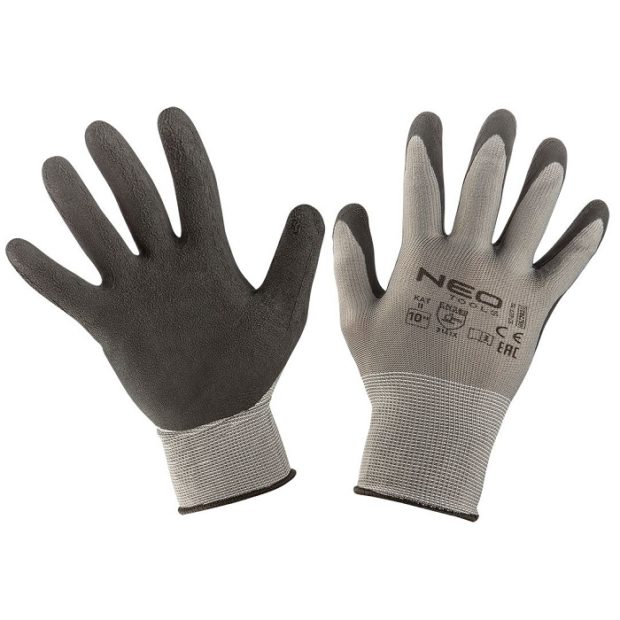 Neo-Tools Werkhandschoen Nylon, Latex-gecoat (10/XL)