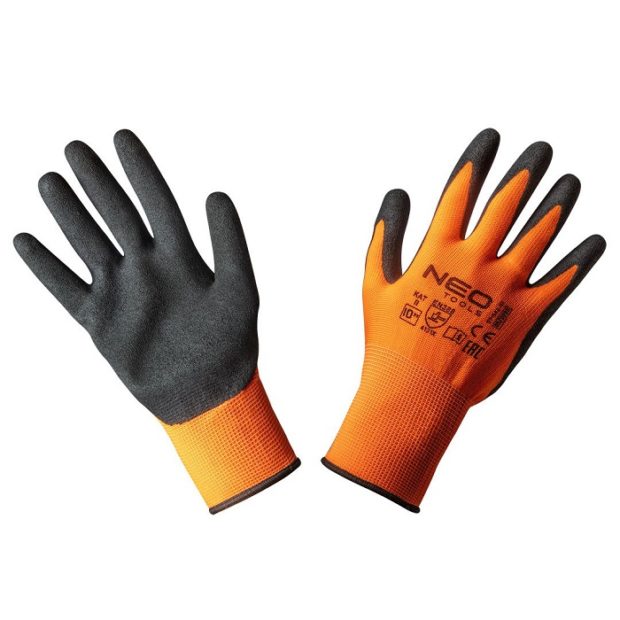Neo-Tools Werkhandschoen Polyester, Zand-gecoat (8/M)