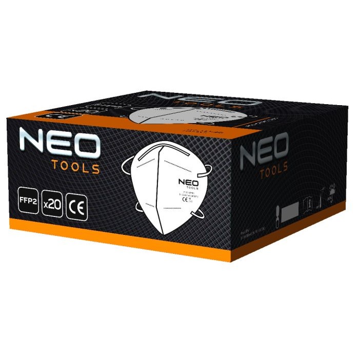 Neo Tools halfgelaatsmasker/stofkap (FFP2) (20 st.)