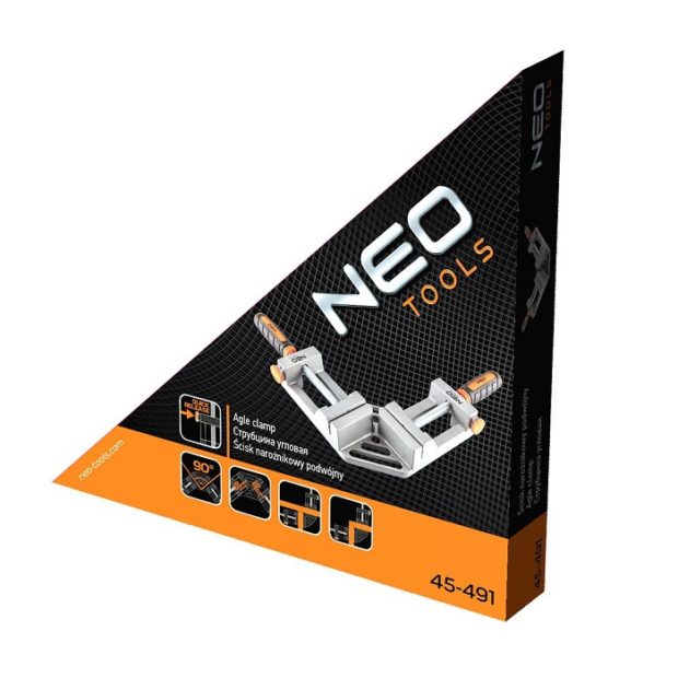 Neo-Tools hoekklem dubbel 75x70mm