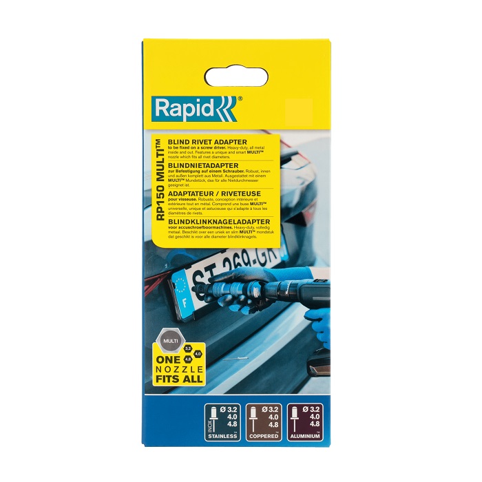 Rapid RP150 MULTI Blindklinknageladapter voor schroefmachine