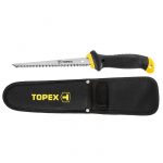 Topex Gipsplaatzaag met beschermhoes 150mm