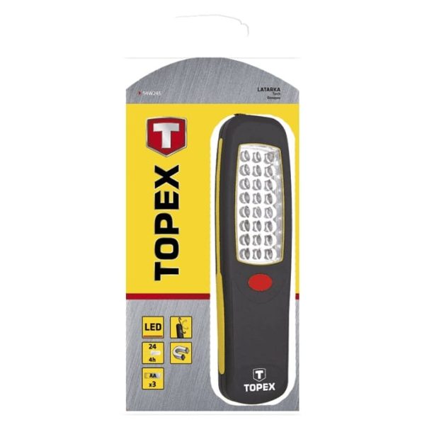 Topex Werkplaatslamp 24-LED