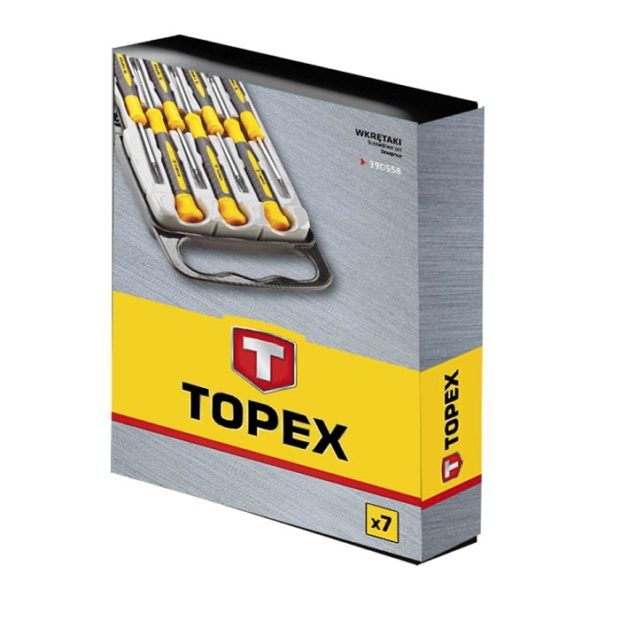 Topex precisie-schroevendraaierset lux (6-delig)