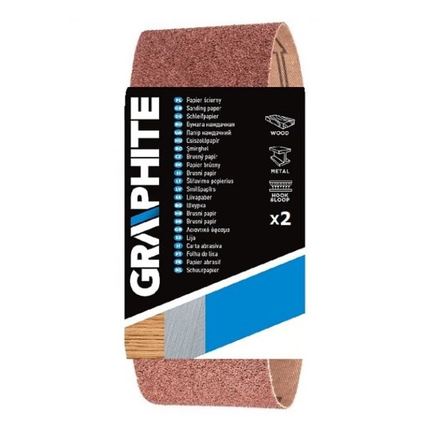 Graphite Schuurband 75x533mm – K60 (2 st.)